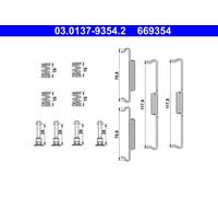 ATE 03.0137-9354.2 Kit d'accessoires, mâchoires de frein de stationnement pour P