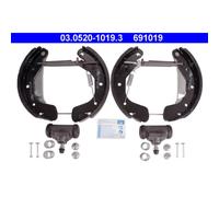 ATE 03.0520-1019.3 Jeu de mâchoires de frein arrière pour Corsa Astra Tigra Cors