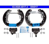Mâchoires de frein prémonté 03.0520-4017.3 ATE pour CHEVROLET DAEWOO