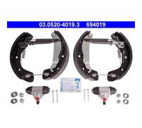 Mâchoires de frein prémonté 03.0520-4019.3 ATE pour OPEL DAEWOO