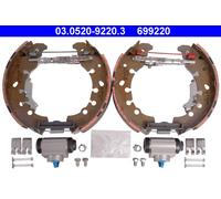 ATE 03.0520-9220.3 Jeu de mâchoires de frein pour CITROËN,FIAT,PEUGEOT
