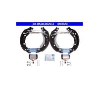 ATE 03.0520-9620.3 Jeu de mâchoires de frein arrière pour DS C3 DS3 C4 Cactus
