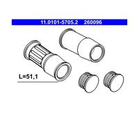 ATE 11.0101-5705.2 Jeu de Douilles de Guidage Étrier pour VW Transporter IV Seat