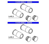 ATE 11.0101-6006.2 Kit Guide Cales Étrier Avant Pour BMW E90 Volvo XC90 I