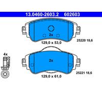ATE 13.0460-2603.2 Kit de plaquettes de frein, frein à disque pour CITROËN