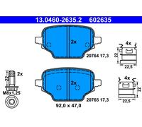 ATE 13.0460-2635.2 Plaquettes de frein