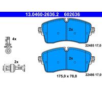 ATE 13.0460-2636.2 Kit de plaquettes de frein, frein à disque pour JAGUAR,LAND R