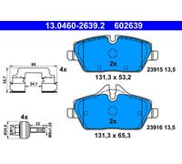 ATE 13.0460-2639.2 Kit de plaquettes de frein, frein à disque pour BMW