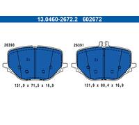 ATE 13.0460-2672.2 Kit de plaquettes de frein, frein à disque pour MERCEDES-BENZ