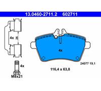 ATE 13.0460-2711.2 Kit de plaquettes de frein, frein à disque pour MERCEDES-BENZ