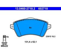 ATE 13.0460-2718.2 Kit de plaquettes de frein, frein à disque pour LAND ROVER