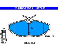 ATE 13.0460-2730.2 Kit de plaquettes de frein, frein à disque pour JAGUAR