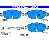 ATE 13.0460-2785.2 Plaquette de Frein Set ,Disque pour Audi,Cupra,Seat,Skoda ,