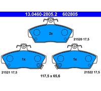ATE 13.0460-2805.2 Kit de plaquettes de frein, frein à disque pour ROVER