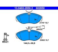 ATE 13.0460-2850.2 Kit de plaquettes de frein, frein à disque pour CITROËN,FIAT,