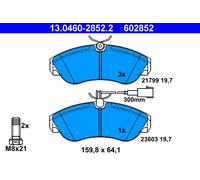 ATE 13.0460-2852.2 Kit de plaquettes de frein, frein à disque pour CITROËN,FIAT,
