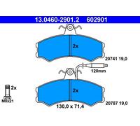 ATE 13.0460-2901.2 Kit de plaquettes de frein, frein à disque pour ALFA ROMEO,CI