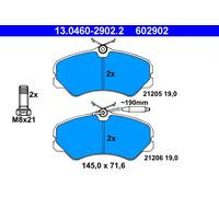 ATE 13.0460-2902.2 Kit de plaquettes de frein, frein à disque pour CITROËN,FIAT,