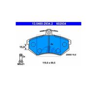 ATE Jeu de plaquettes de frein 13.0460-2934.2 avant