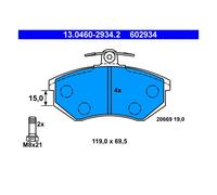 ATE 13.0460-2934.2 Plaquettes / Sabots de Frein Avant pour Audi 80