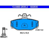 1x Kit de plaquettes de frein, frein à disque ATE 13.0460-2935.2