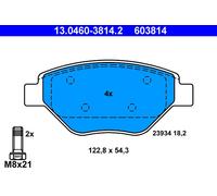 ATE 13.0460-3814.2 Plaquettes de frein