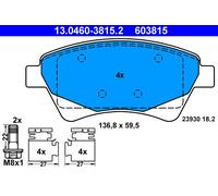 ATE 13.0460-3815.2 Kit de plaquettes de frein, frein à disque pour ,RENAULT