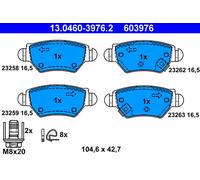 ATE 13.0460-3976.2 Kit de plaquettes de frein, frein à disque pour CHEVROLET,OPE