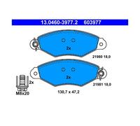 ATE 13.0460-3977.2 Plaquettes de Frein Sabots Avant pour Citroën Nissan Kubistar