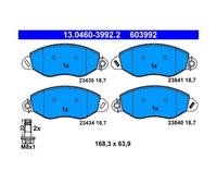 ATE 13.0460-3992.2 Plaquettes / Sabots de Frein Avant pour Ford Transit Bus