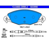 ATE 13.0460-3998.2 Kit de plaquettes de frein, frein à disque pour CITROËN