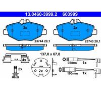 ATE 13.0460-3999.2 Kit de plaquettes de frein, frein à disque pour MERCEDES-BENZ