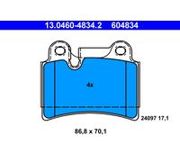 Plaquettes de frein 13.0460-4834.2 ATE pour VW TOUAREG