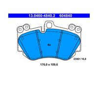 ATE 13.0460-4840.2 Plaquettes / Sabots de Frein Avant pour Porsche Cayenne
