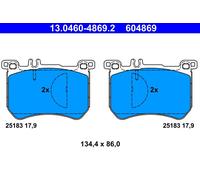 ATE Plaquettes de frein 13.0460-4869.2 pour Mercedes-Benz Classe S SL