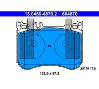 ATE 13.0460-4870.2 Kit de plaquettes de frein, frein à disque pour MERCEDES-BENZ