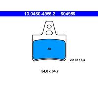 ATE 13.0460-4956.2 Kit de plaquettes de frein, frein à disque pour CITROËN