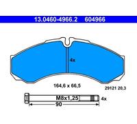 ATE 13.0460-4966.2 Kit de plaquettes de frein, frein à disque pour ,IVECO,RENAUL