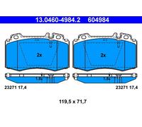 ATE 13.0460-4984.2 Kit de plaquettes de frein, frein à disque pour MERCEDES-BENZ