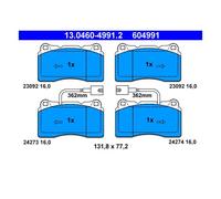 ATE 13.0460-4991.2 Plaquettes / Sabots de Frein Avant pour Alfa Romeo Gt