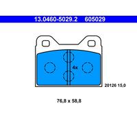 ATE 13.0460-5029.2 Kit de plaquettes de frein, frein à disque pour BMW