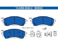 ATE 13.0460-5542.2 Kit de plaquettes de frein, frein à disque pour FORD