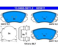 ATE 13.0460-5611.2 Kit de plaquettes de frein, frein à disque pour ,CHEVROLET,OP