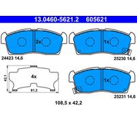 Plaquettes de frein 13.0460-5621.2 ATE pour CITROËN SUZUKI MITSUBISHI PEUGEOT