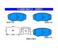 ATE 13.0460-5641.2 Plaquettes de Frein Sabots Avant pour Hyundai iX20 Kia Âme II