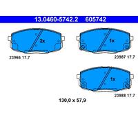 ATE 13.0460-5742.2 Kit de plaquettes de frein, frein à disque pour HYUNDAI,KIA