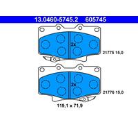 ATE 13.0460-5745.2 Kit de plaquettes de frein, frein à disque pour LEXUS,TOYOTA