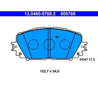 ATE 13.0460-5768.2 Kit de plaquettes de frein, frein à disque pour TOYOTA