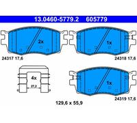 ATE 13.0460-5779.2 Kit de plaquettes de frein, frein à disque pour HYUNDAI,KIA