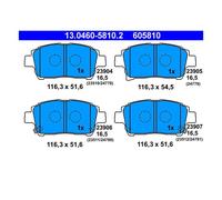 ATE 13.0460-5810.2 Plaquettes / Sabots de Frein Avant pour Toyota Celica